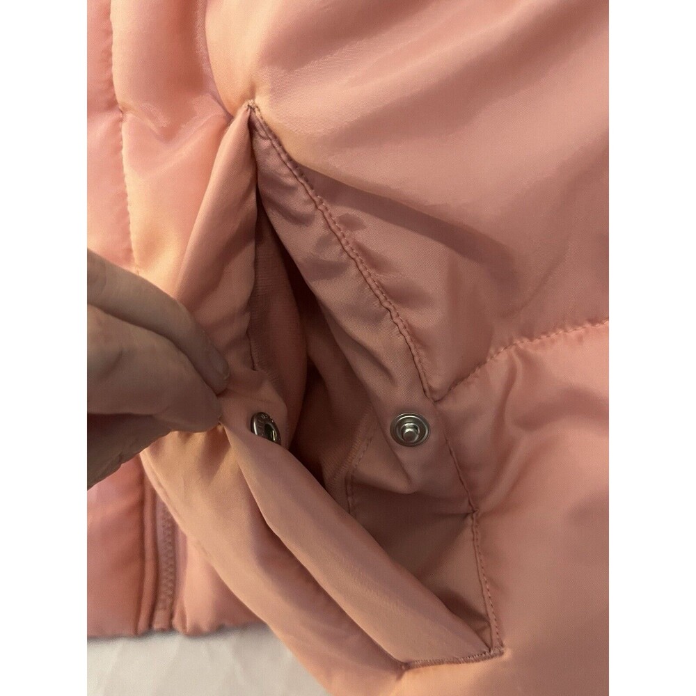 Nike Puffer Pink Vest Sz Med Therma-FIT Oversized FB7679-618 Woman’s EUC - Picture 7 of 8